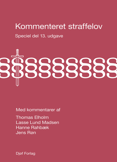 Cover til: Kommenteret straffelov (13. udg.)
