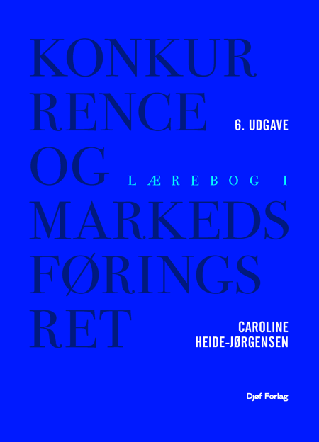 Cover til: Lærebog i Konkurrence‑ og markedsføringsret (6. udg.)