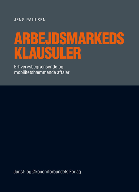 Cover af Arbejdsmarkedsklausuler (1. udg.)