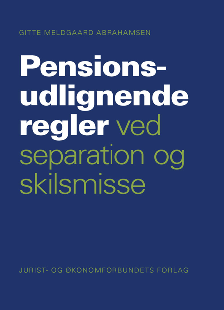 Cover af Pensionsudlignende regler ved separation og skilsmisse (1. udg.)