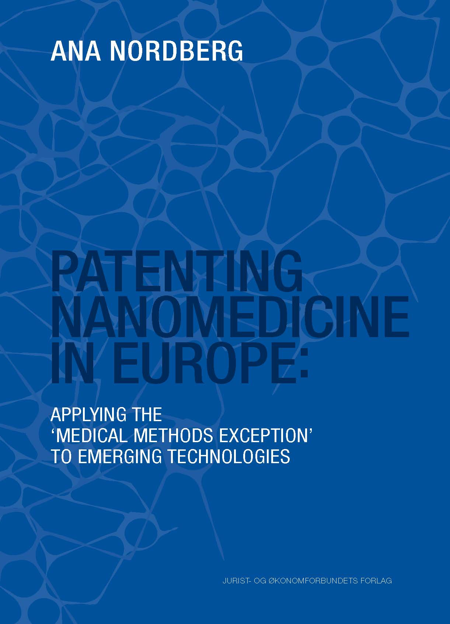 Cover af Patenting Nanomedicine in Europe (1<sup>st</sup> ed.)