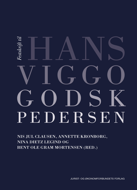 Cover af Festskrift til Hans Viggo Godsk Pedersen (1. udg.)