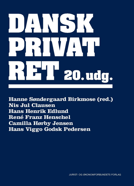 Cover af Dansk Privatret (20. udg.)