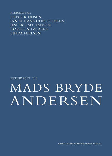 Cover af Festskrift til Mads Bryde Andersen (1. udg.)
