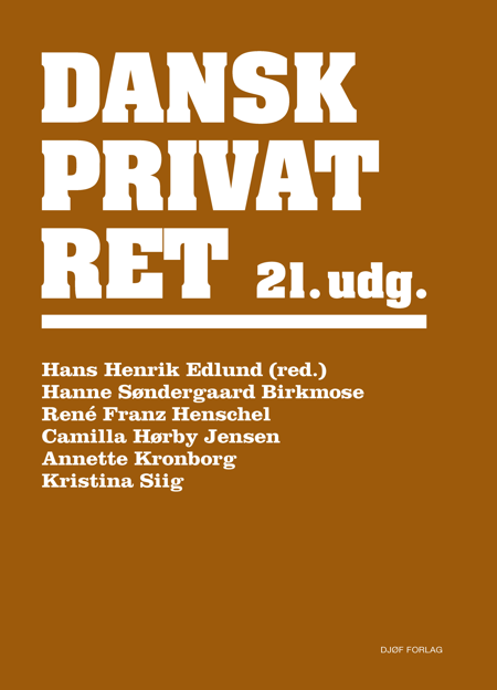 Cover af Dansk Privatret (21. udg.)