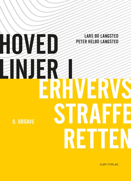 Cover af Hovedlinjer i erhvervsstrafferetten (8. udg.)