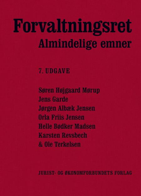 Cover af Forvaltningsret (7. udg.)