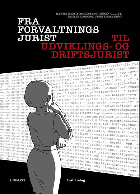 Cover af Fra forvaltningsjurist til udviklings- og driftsjurist (2. udg.)