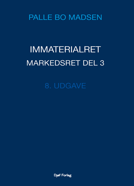 Cover af Immaterialret (8. udg.)