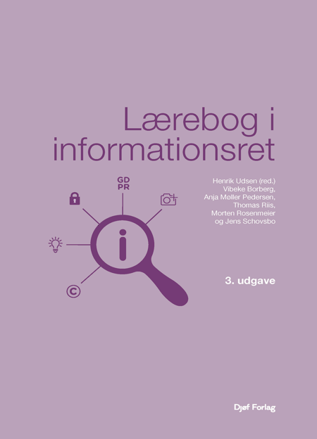 Cover til: Lærebog i informationsret (3. udg.)